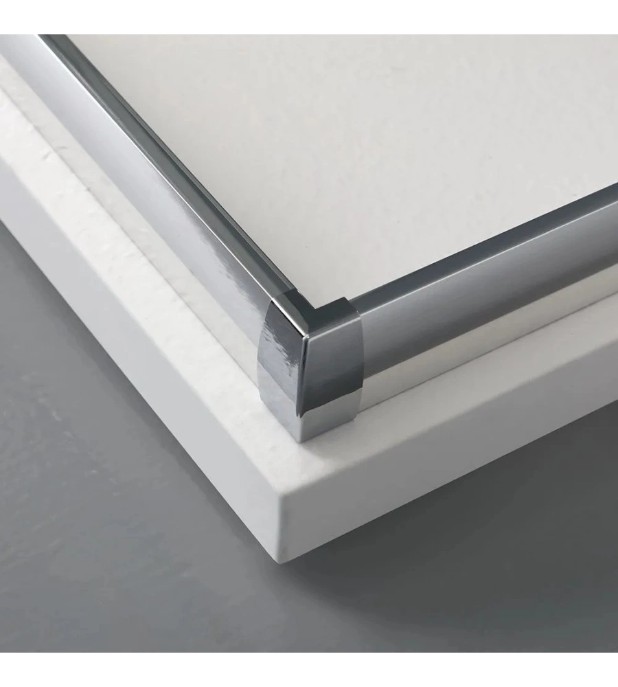 BOX DOCCIA "SOLE" CROMATO, 70X90X185 CM